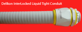 InterLocked Flexible Metallic Liquid Tight Conduit
