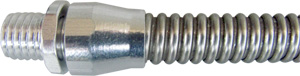 Connectors with threaded end for Small Bore Stainless Steel Flexible conduit