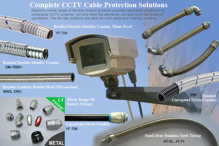 Flexible Conduit System For Complete CCTV Cable Protection Solutions