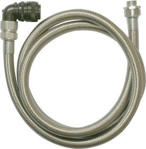 Wire over-braided conduit system