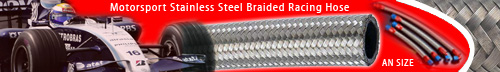 Motorsport Stainless Steel Braided Racing Hose 